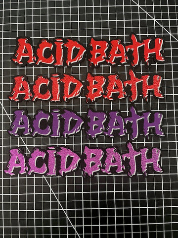 ACID BATH- KS Large logo patch