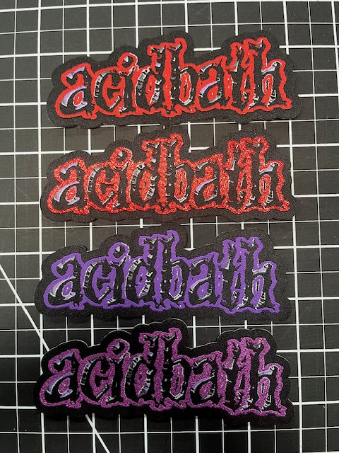 acid bath PTT small logo patch